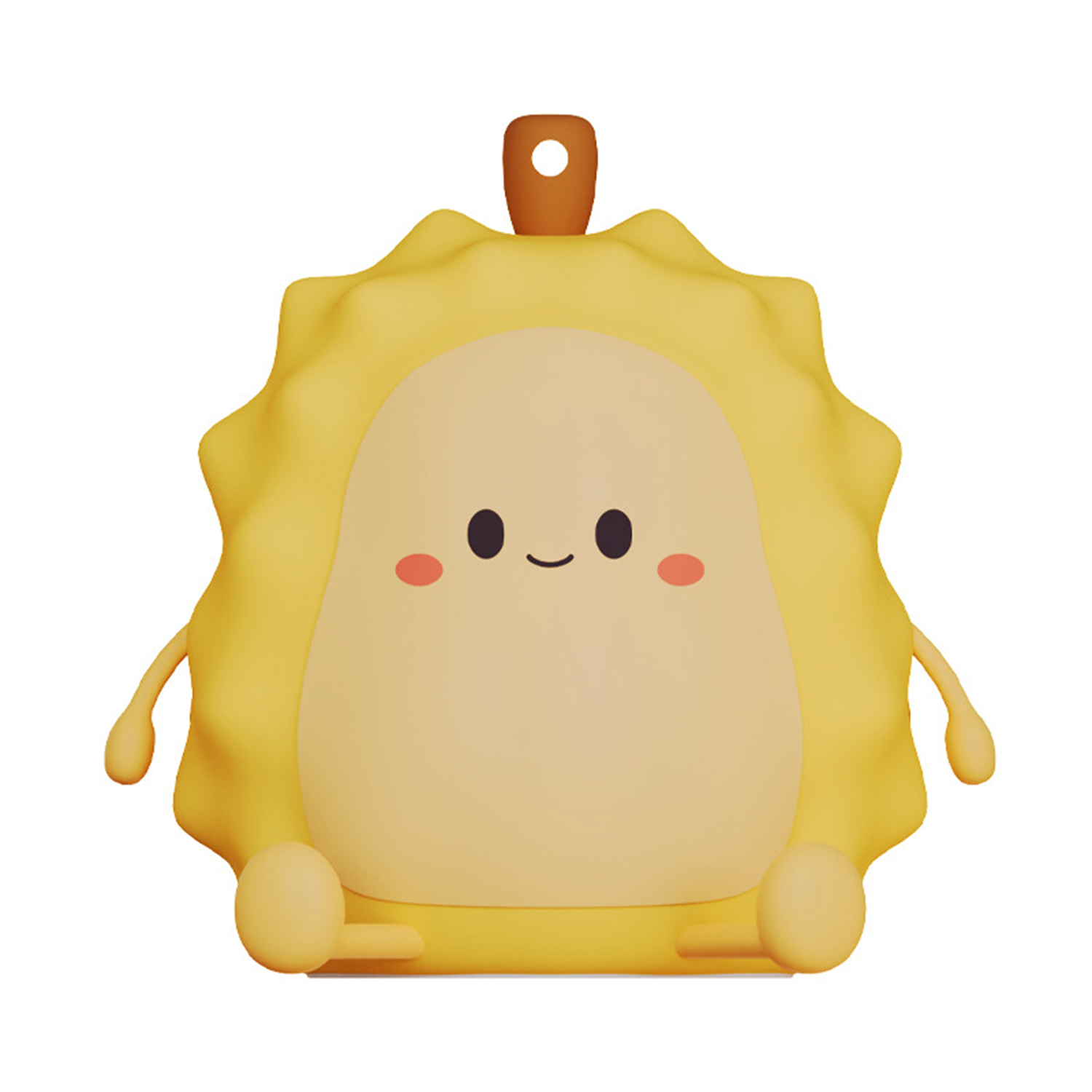 Cute Silicone LED Touch Rechargeable Durian Dimmable Lamp 2
