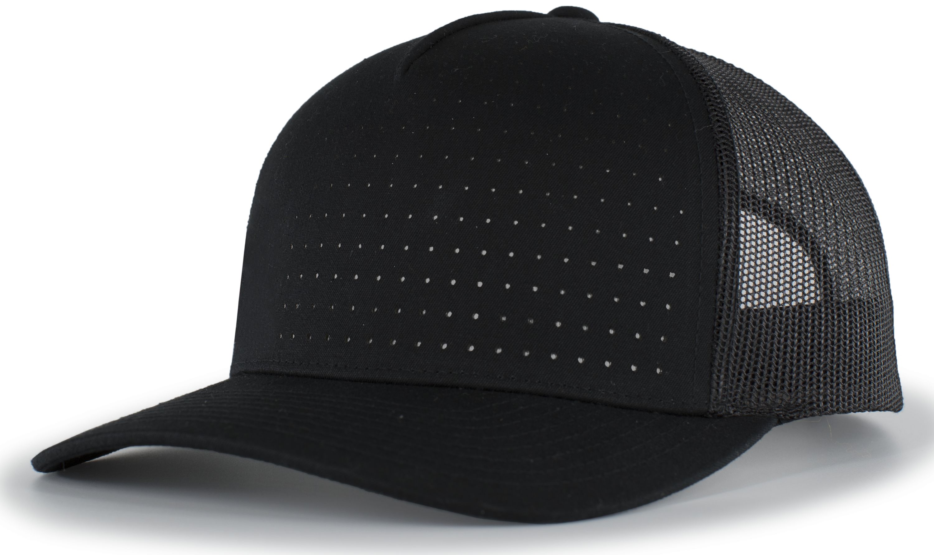 Perforated 5-Panel Trucker Snapback Cap 3