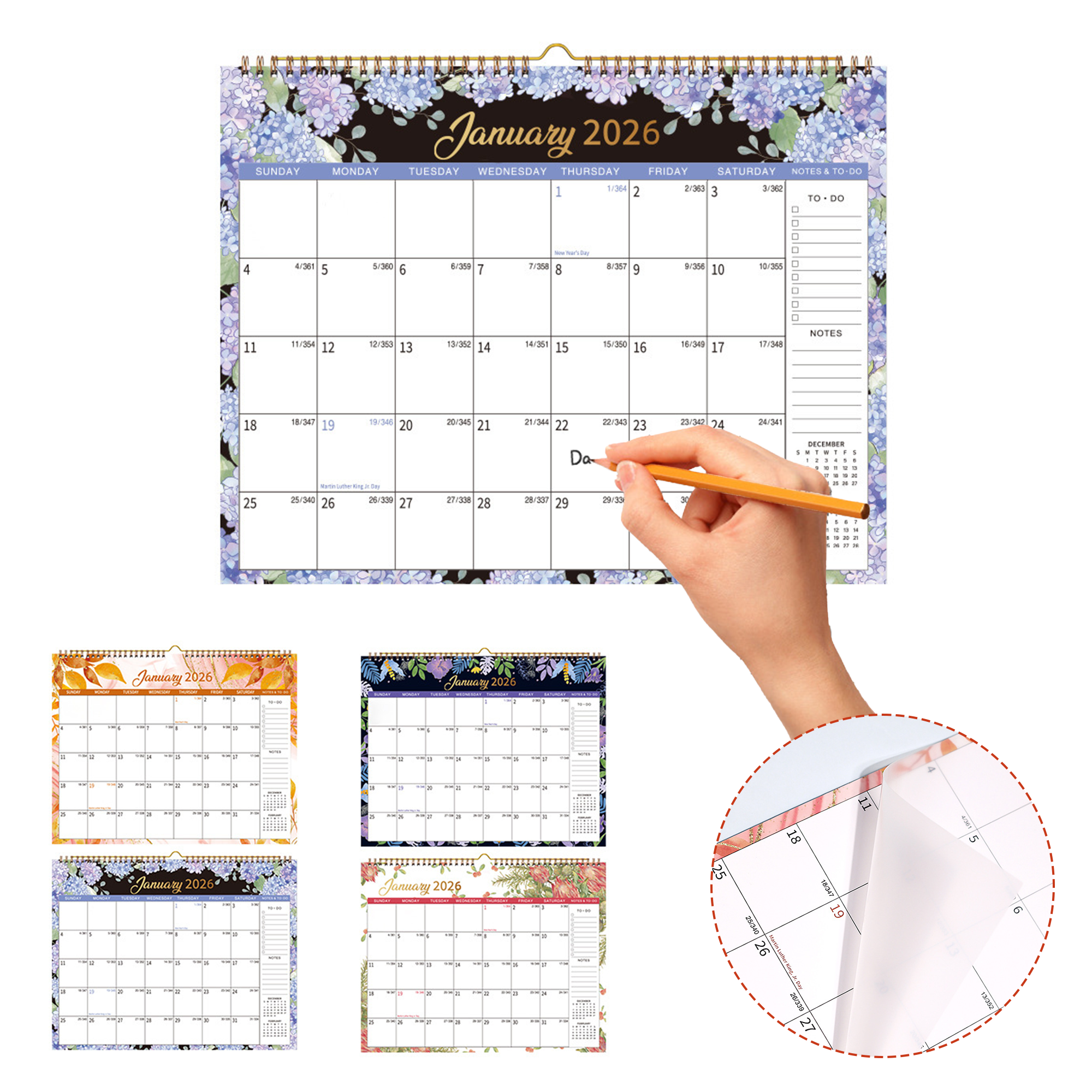 Desktop Calendar Monthly Wall Planner 5