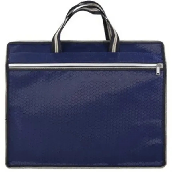 Fabric Zippered Document Tote Bag, custom tote bag with logo imprint 5