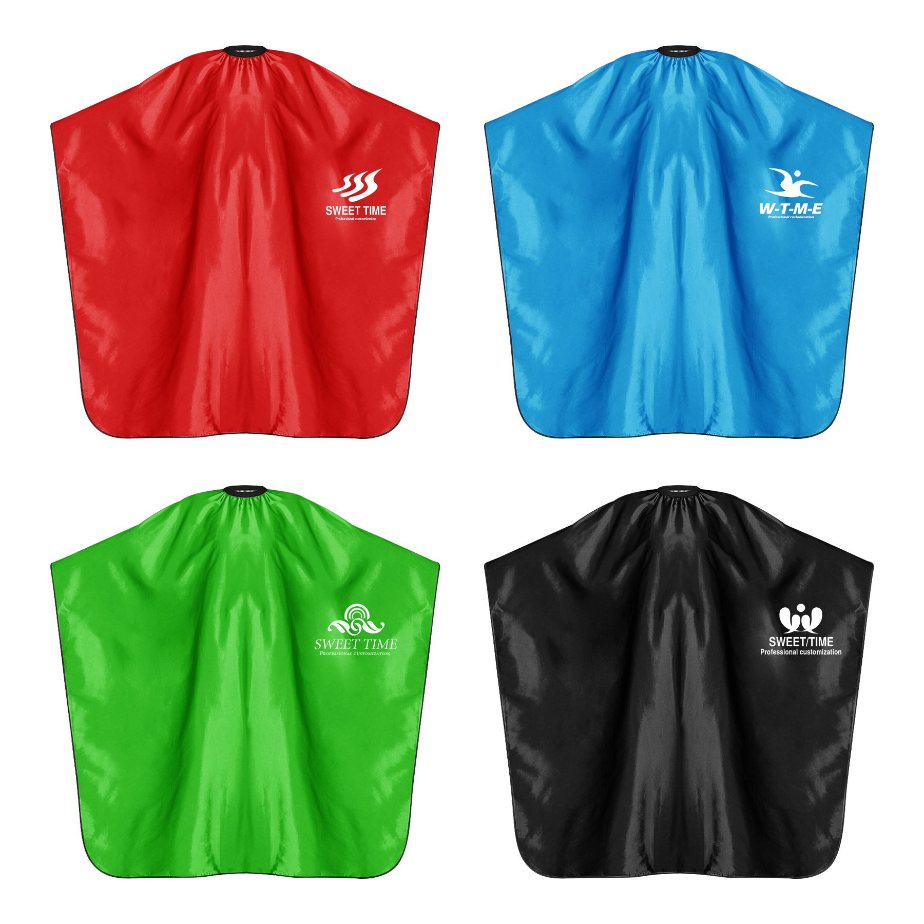 Dye Resistant Hair Care Shawl With Snap Closure 2