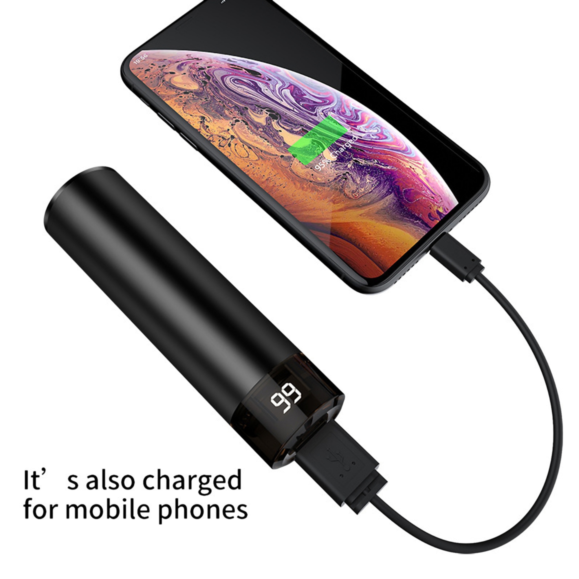 Portable Bluetooth Headset w/Metal Rod Design 4
