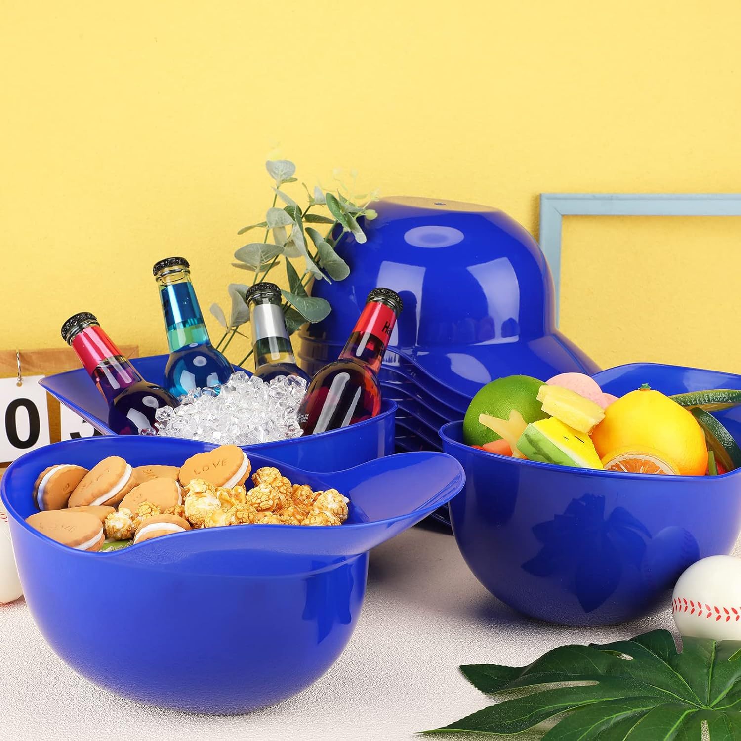 72 OZ Baseball Helmet Ice Cream Bowl 1