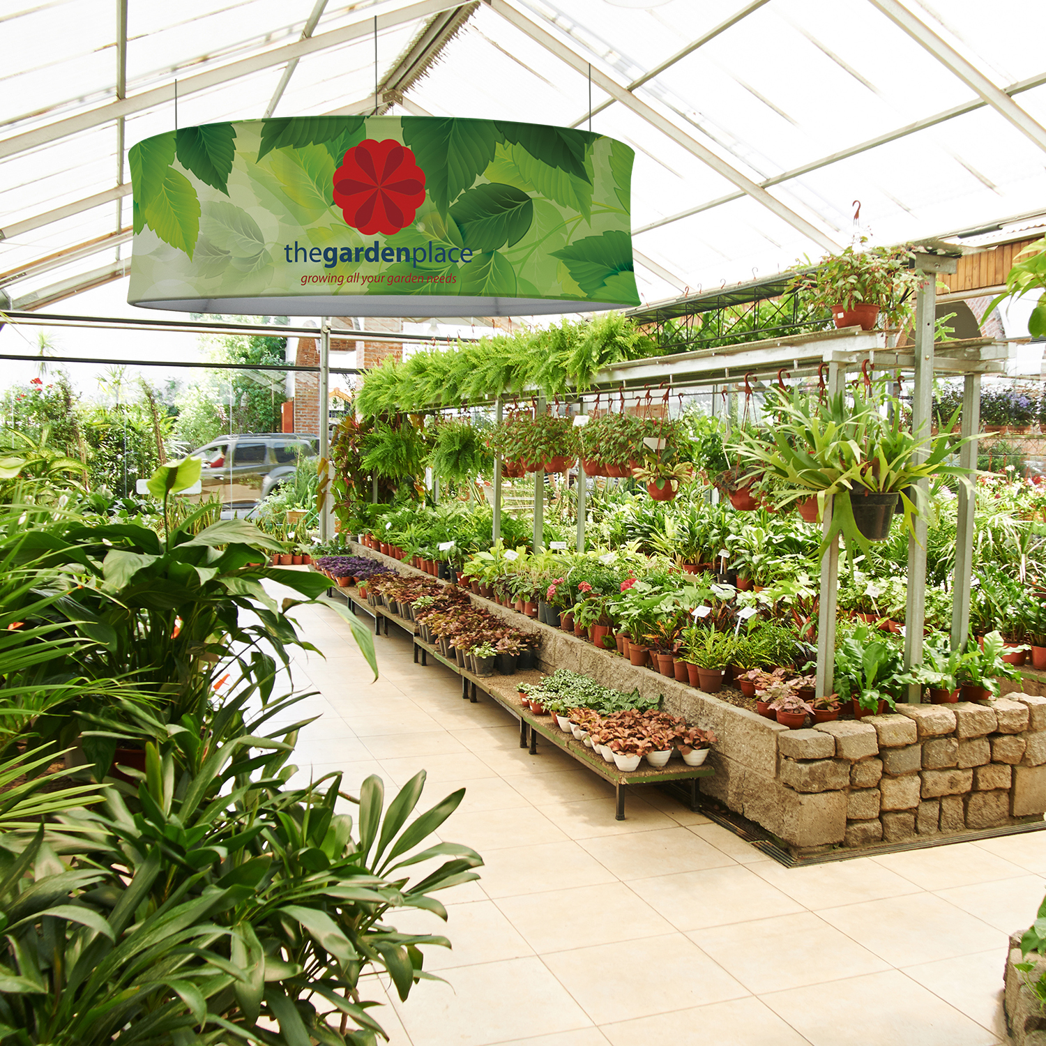 12' Round EuroFit™ Hanging Banner Kit 3