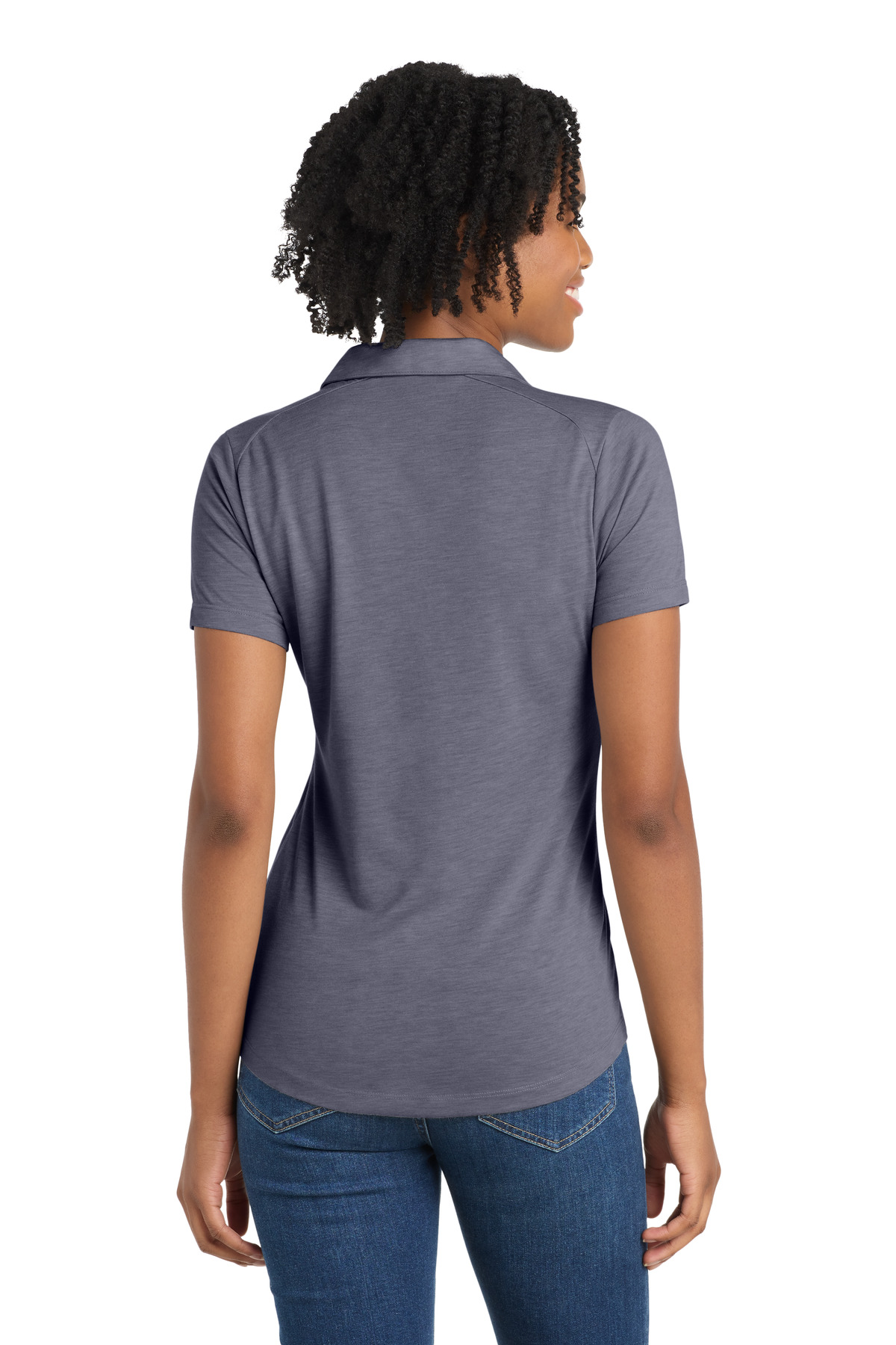 Sport-Tek Women's PosiCharge Tri-Blend Wicking Polo. LST405 27
