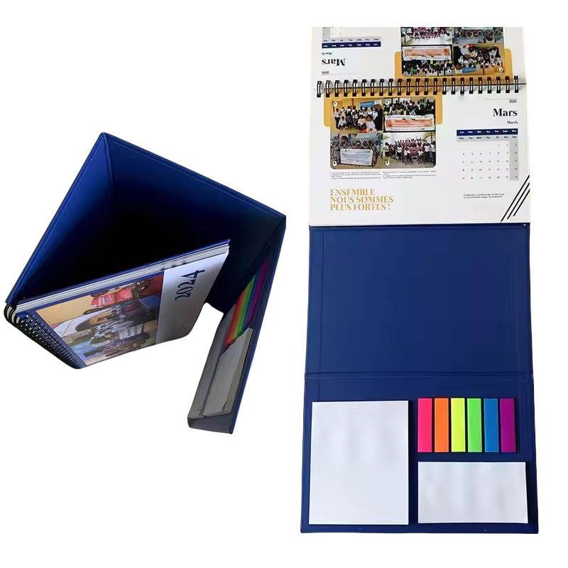 Desk Calendar and Sticky Notepad Set 2