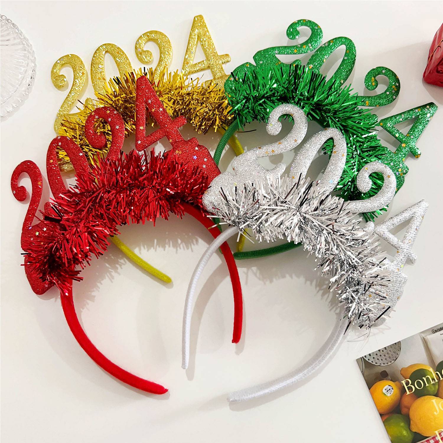 Christmas Party Digital New Year Decorative Headband 2