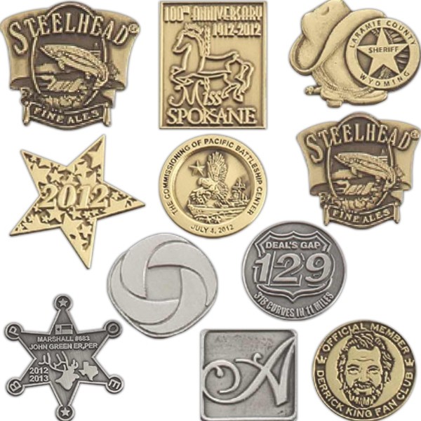 Die Struck Antique Lapel Pin 25