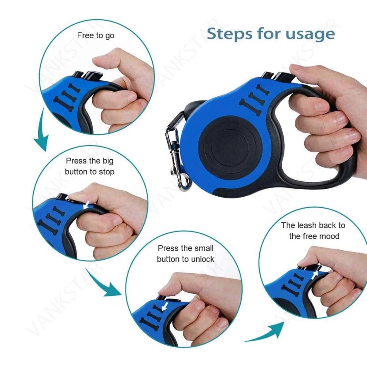 Retractable Dog Leash 2