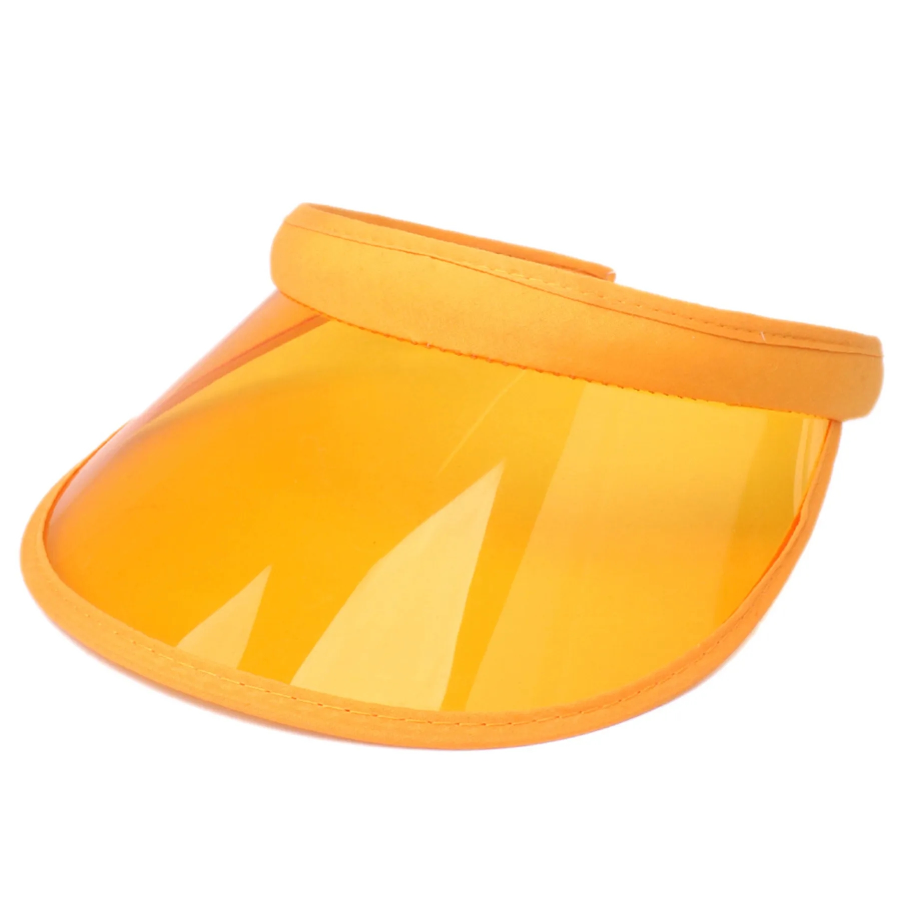 Unisex PVC Clear Sun Visors Cap 12