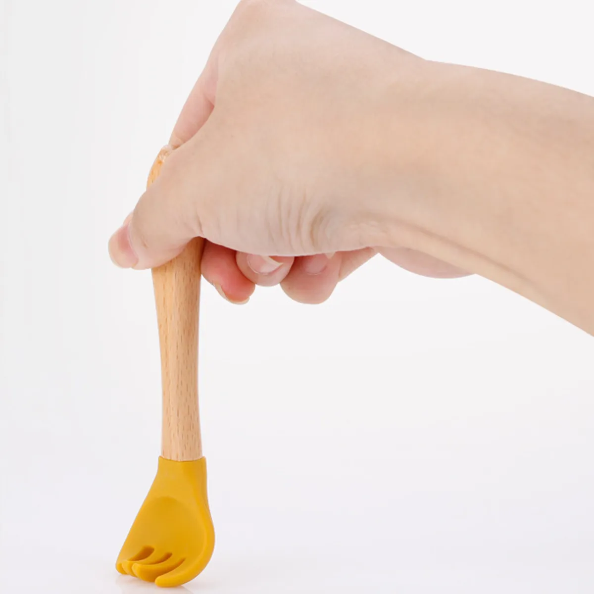 Baby Feeding Spoons w/ Soft Curved Silicone Tips for Infants 7