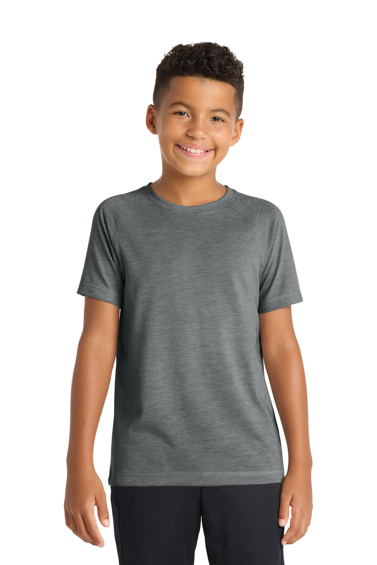 Sport-Tek Youth PosiCharge Tri-Blend Wicking Raglan Tee. YST400 33
