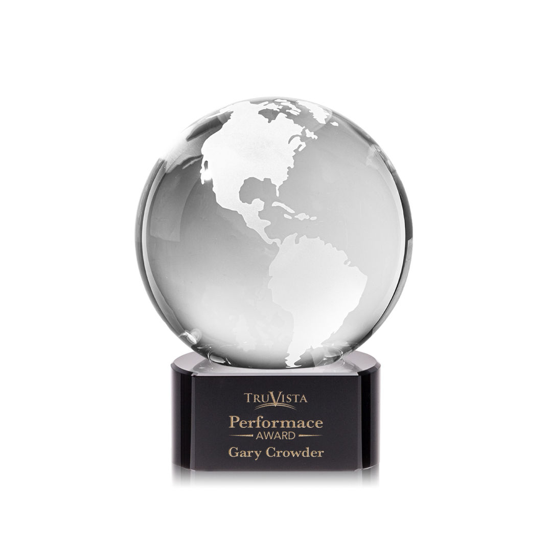 Globe Award on Paragon Base - Black 3