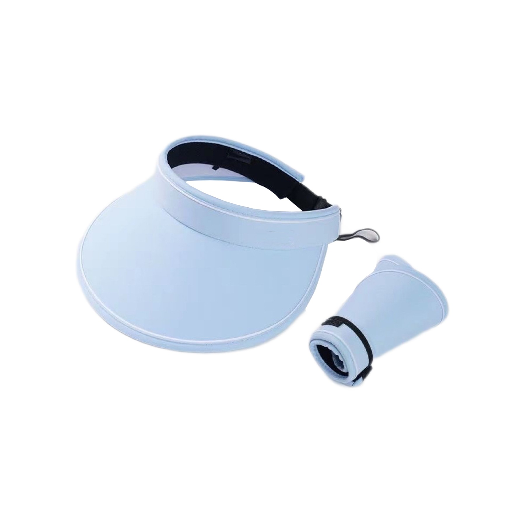 Foldable Wide Brim Sun Visor Hat with UV Protection 5