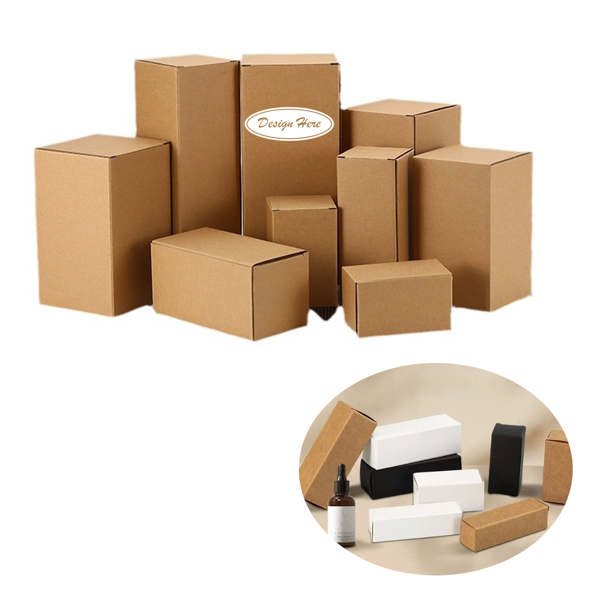 Three-layer original color folding leather universal packaging 3