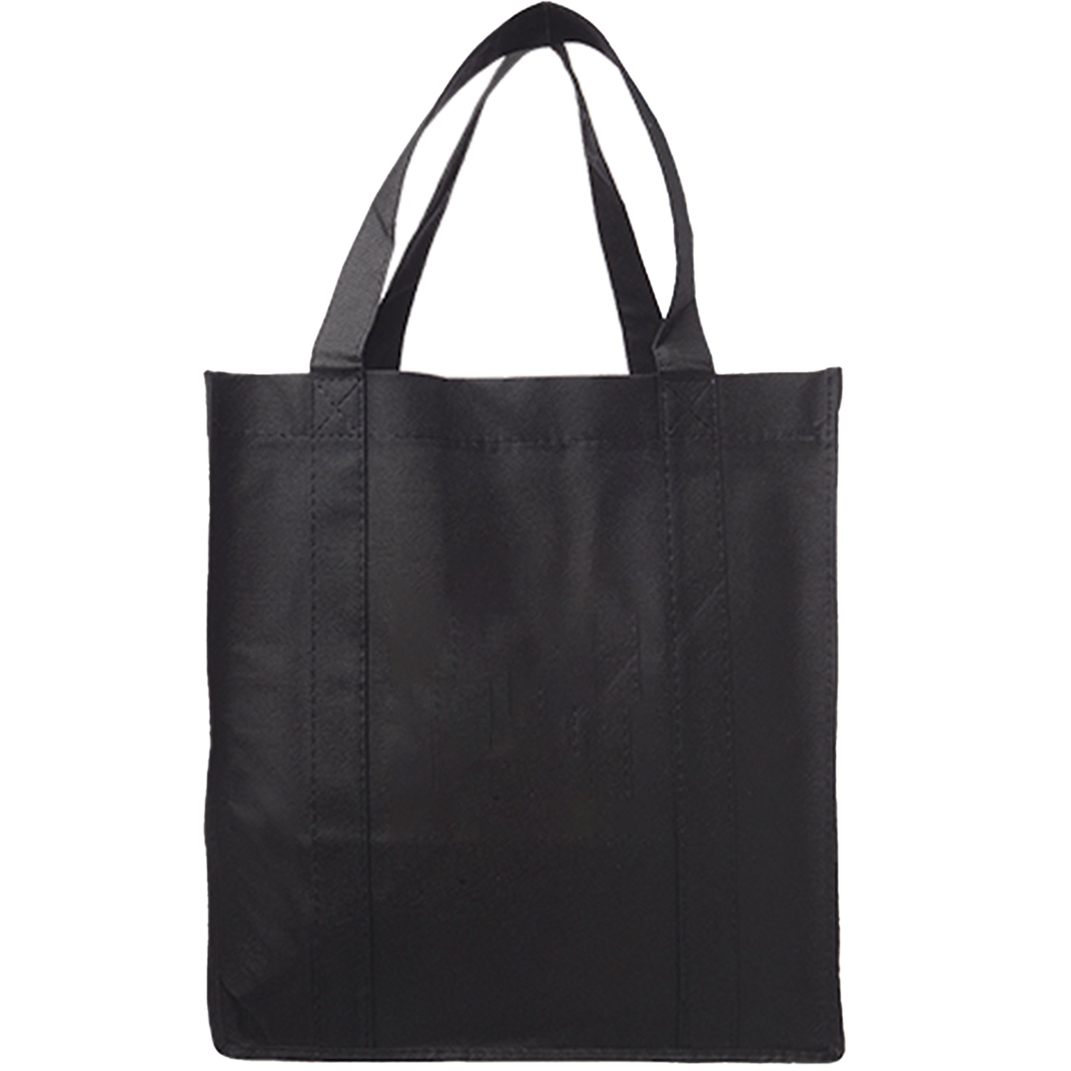 Non-Woven Reusable Grocery Shopping Tote Bag W/ Gusset USA Decorated (13" X 10" X 15")