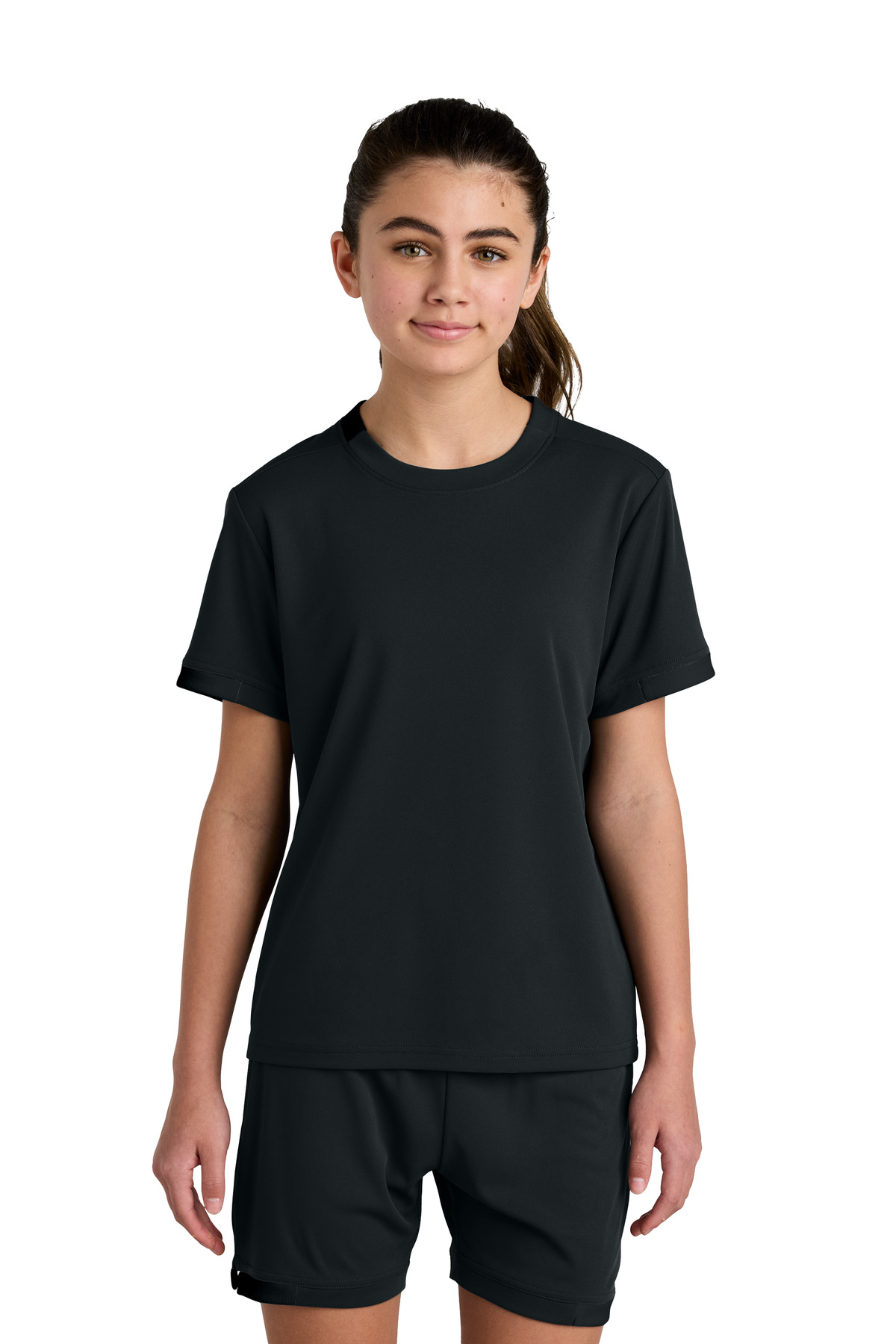 Sport-Tek Youth Club Short Sleeve Crew YST440 106