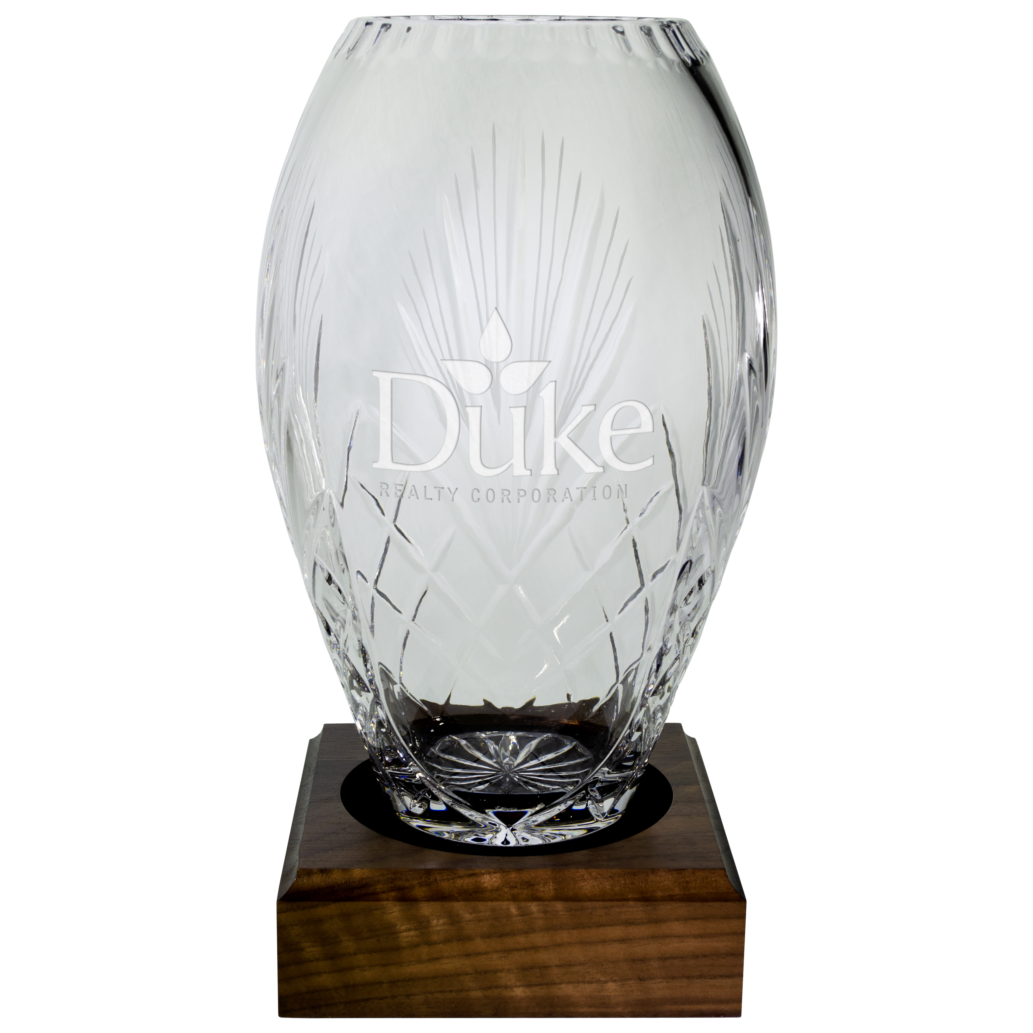 Large Westgate Crystal Vase With Base 2