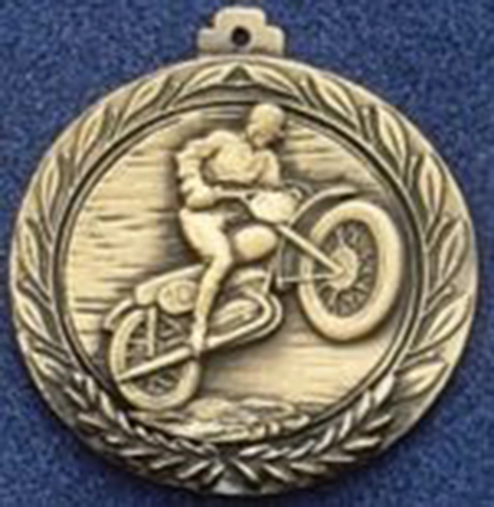 2.5" Stock Cast Medallion (Motorcycle 1)