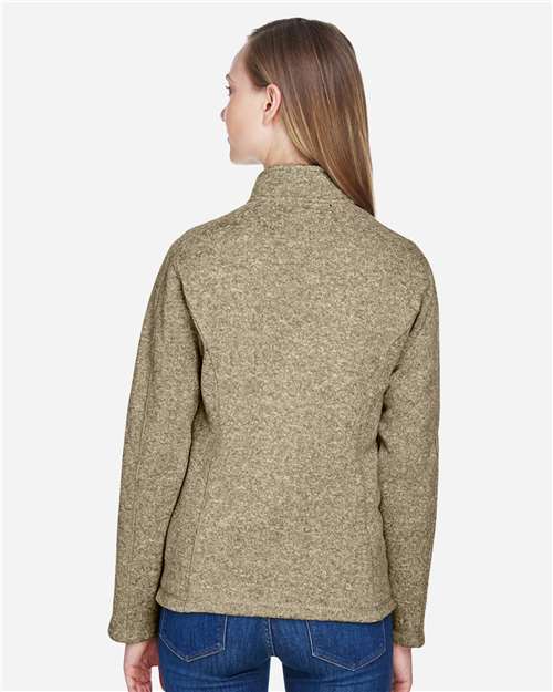 Women's Bristol Full-Zip Sweater Fleece Jacket - DG793W 31