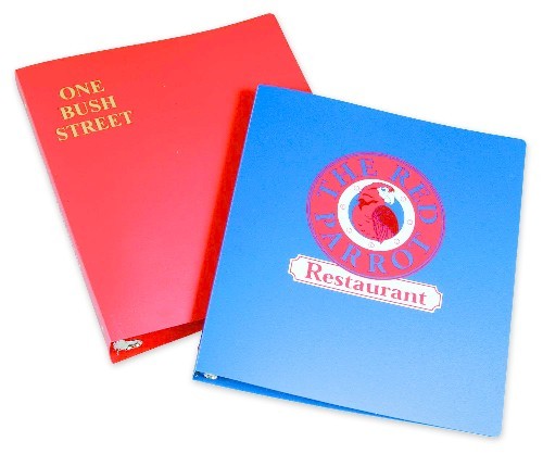 .75" Round Ring 11" x 8.5" .023 Gauge Poly Binder 1