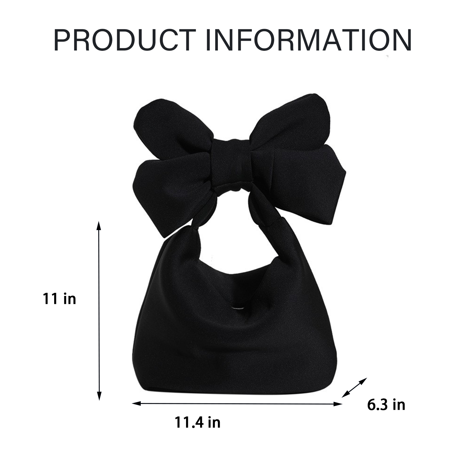 Oxford Large Capacity Bow Tie Tote Bag 2