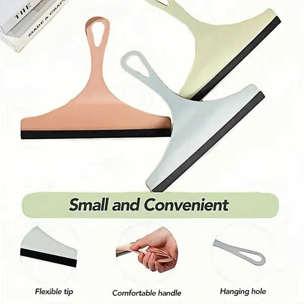 Portable Shower Squeegee with Window Wiper 6
