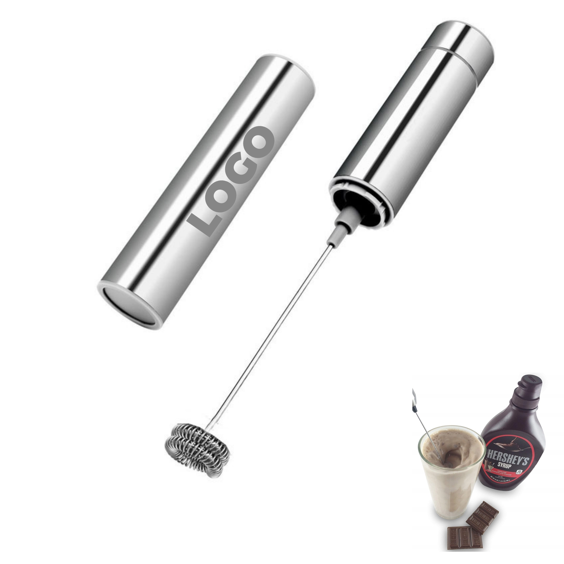 Electric Stainless Steel Mixer Milk Frother 4