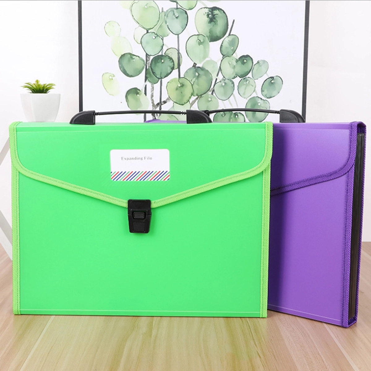 Portable student multi-layer test paper holder 4