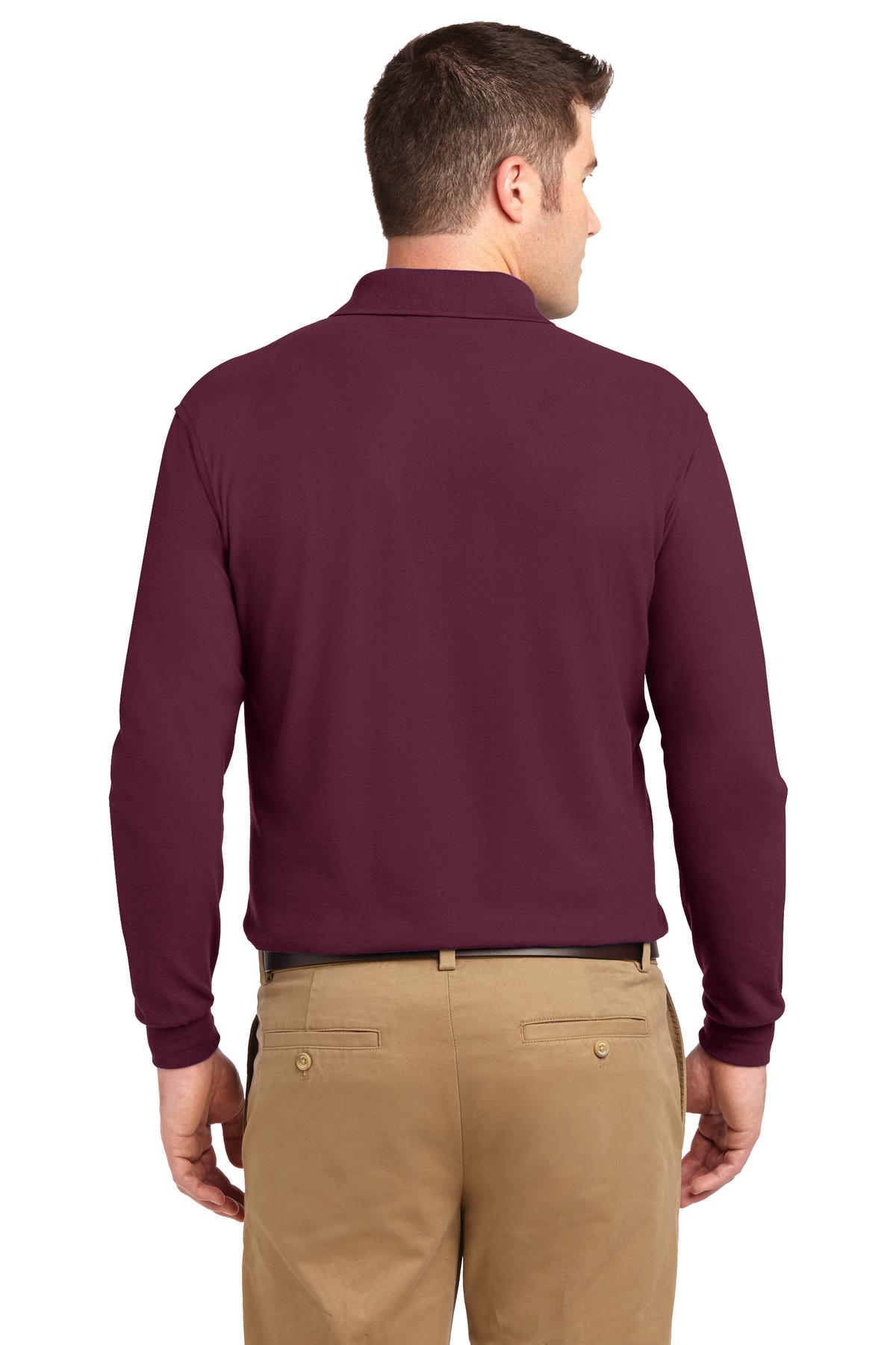 Port Authority Silk Touch Long Sleeve Polo. K500LS 11