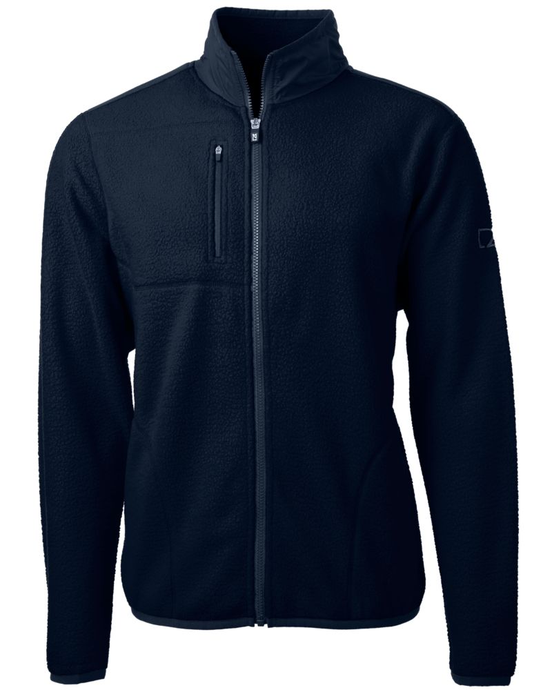 Cutter & Buck Cascade Epic Comfort Recycled Sherpa Fleece Mens Big & Tall Full Zip Jacket Big & Tall 12