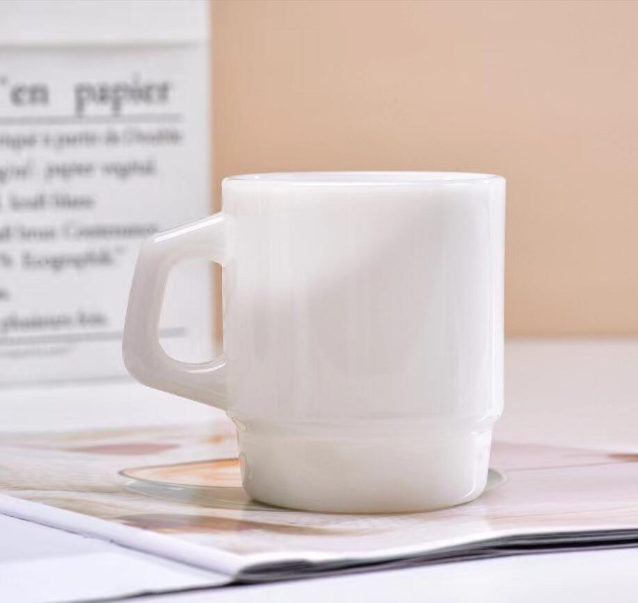 Coloured Stackable Glass Mug 10