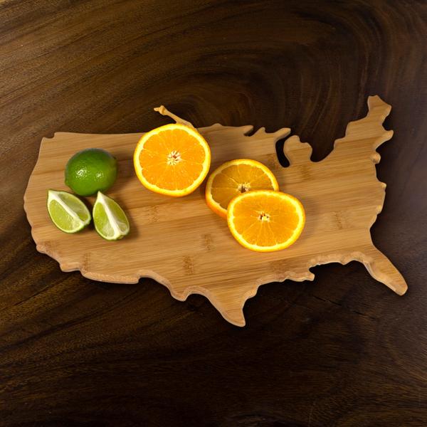 U.S. State Shaped Bamboo Cutting and Serving Boards 213