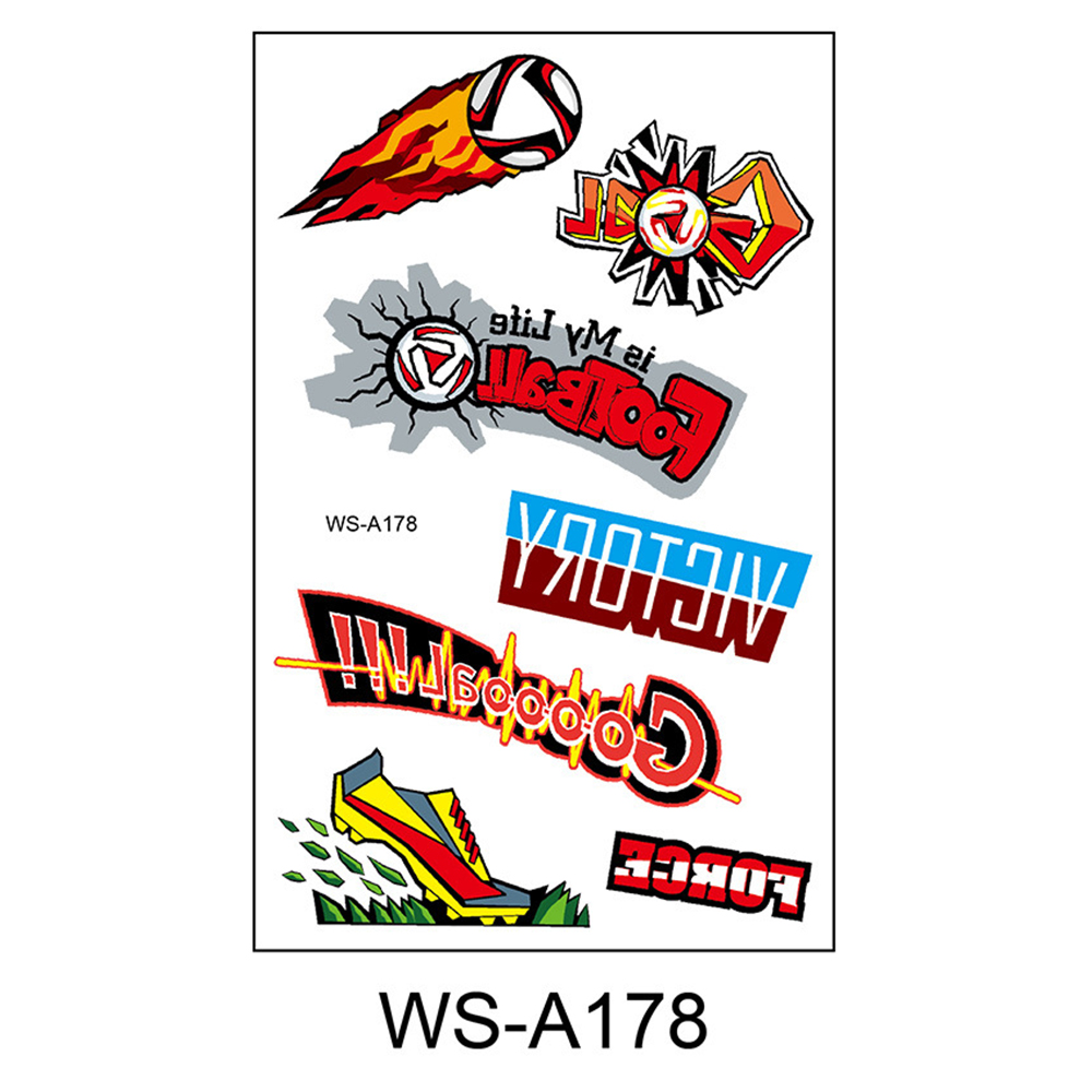 Qatar World Cup Football Fan Tattoo Sticker 5