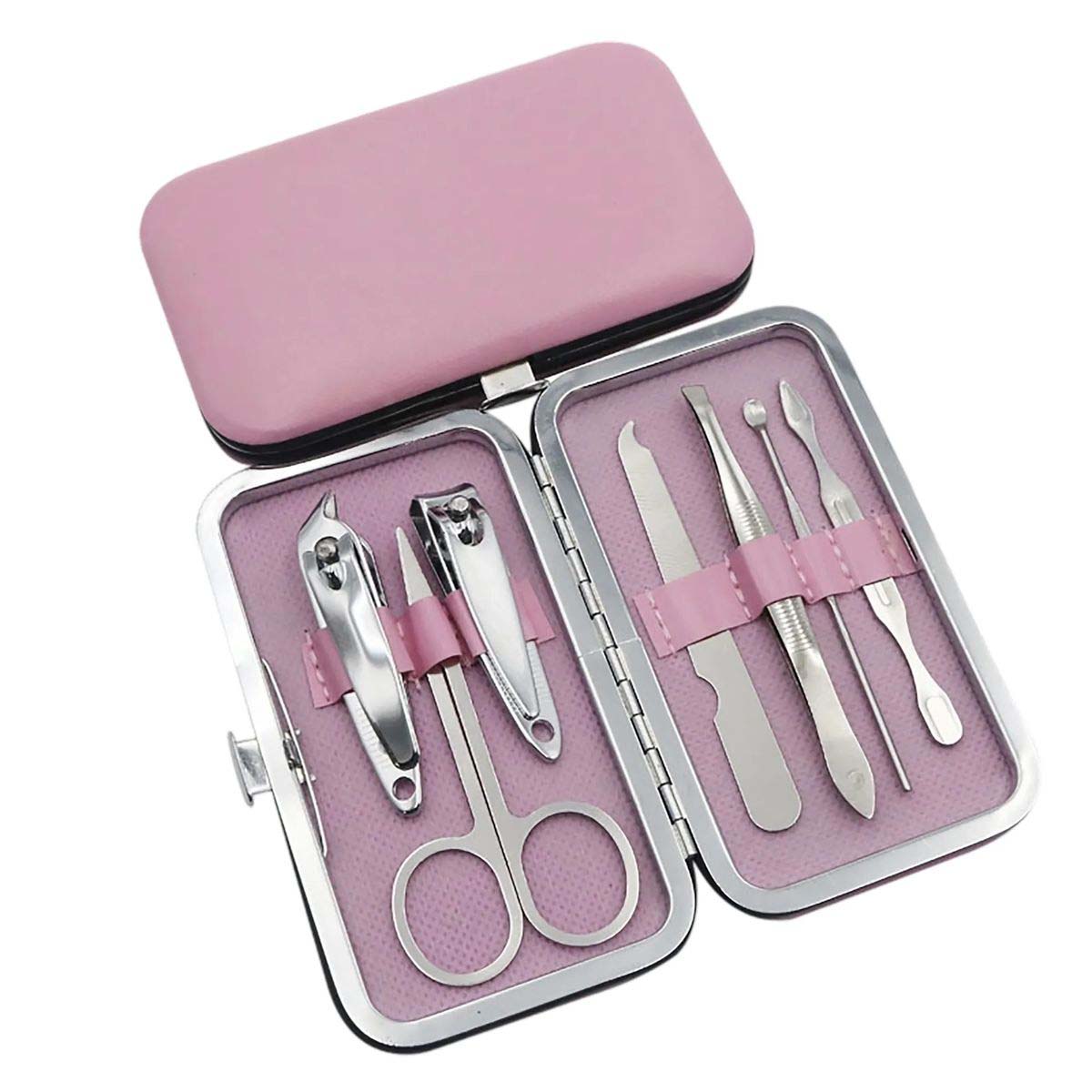 Stainless Steel Nail Clipper Kit with Travel Case 8