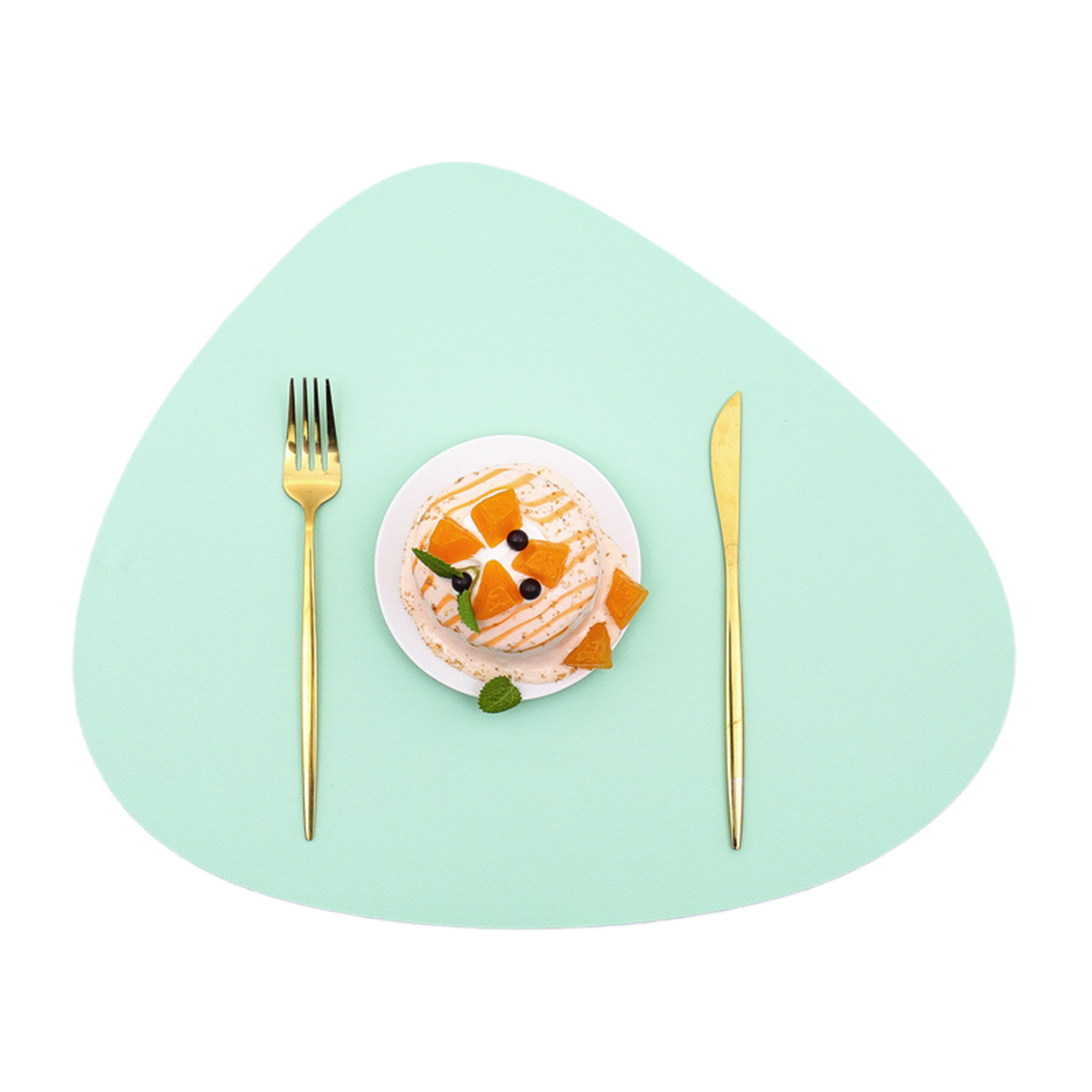 Waterdrop Shape Dual Color Placemat 6