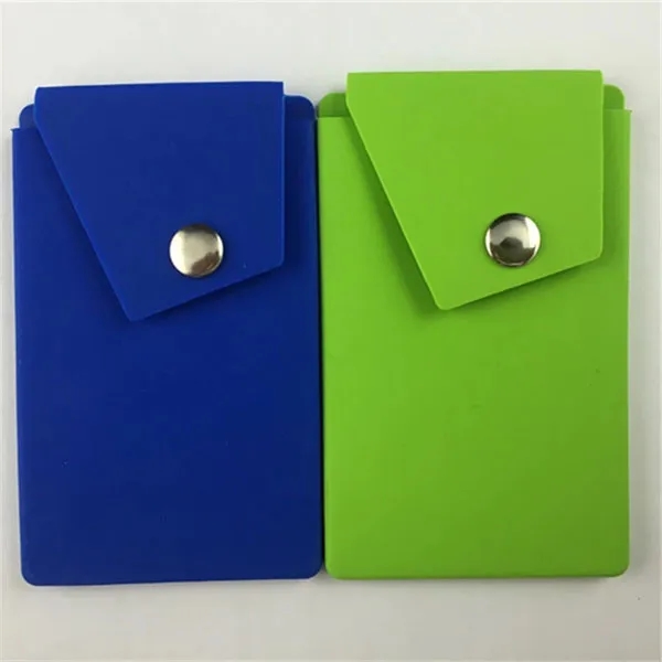 Silicone Mobile Phone Pocket with Stand 7