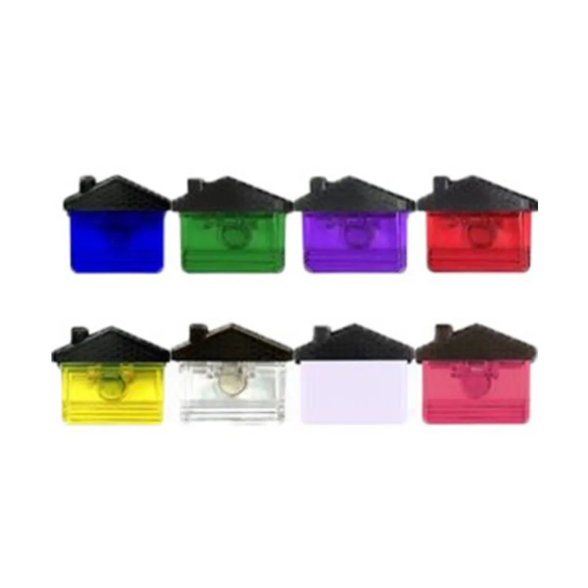 House Shaped Magnetic Memo Holder Snacks Refrigerator Clips 4