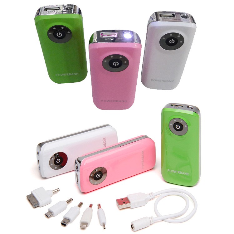Mia 4400 mAh Plastic Power Bank with LED Light 5