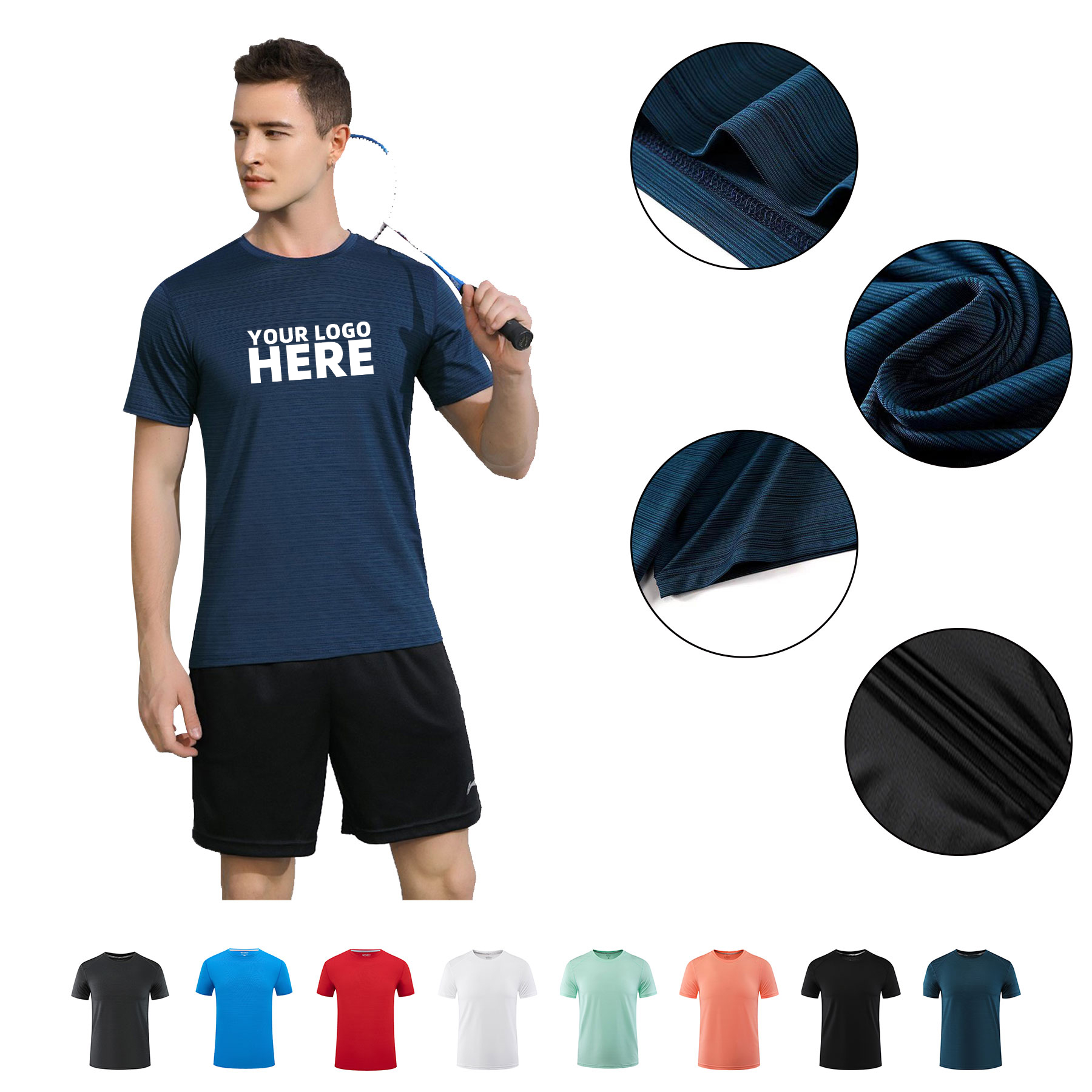 Quick Drying Crewneck T-Shirt 2