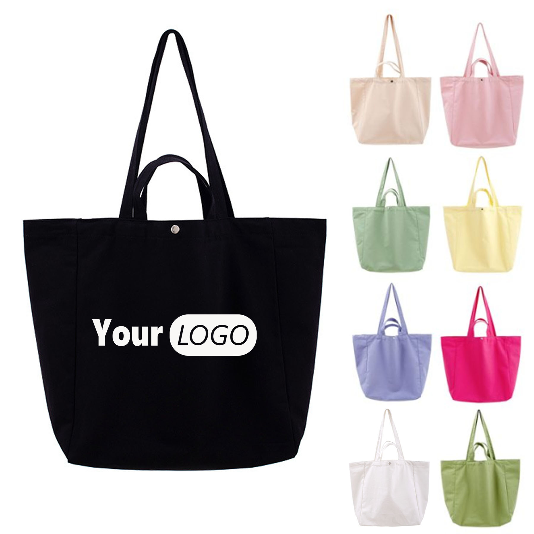 Versatile Casual Canvas Tote Bag 6