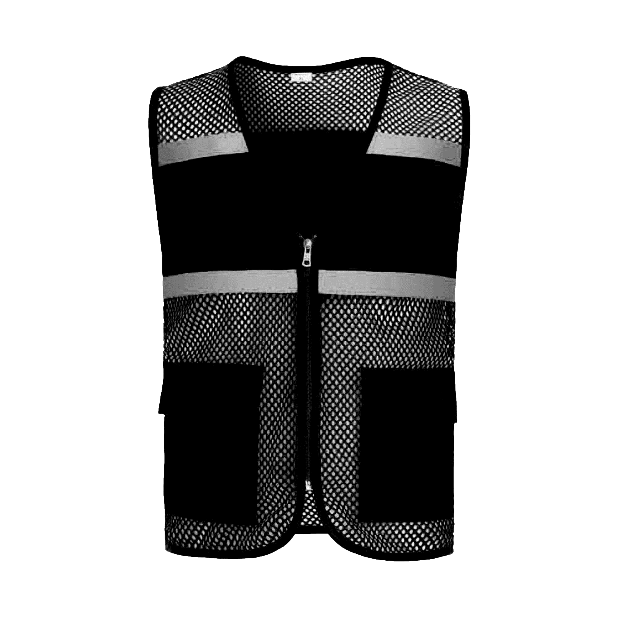 Pockets and Zipper Reflective Safety Vest 7