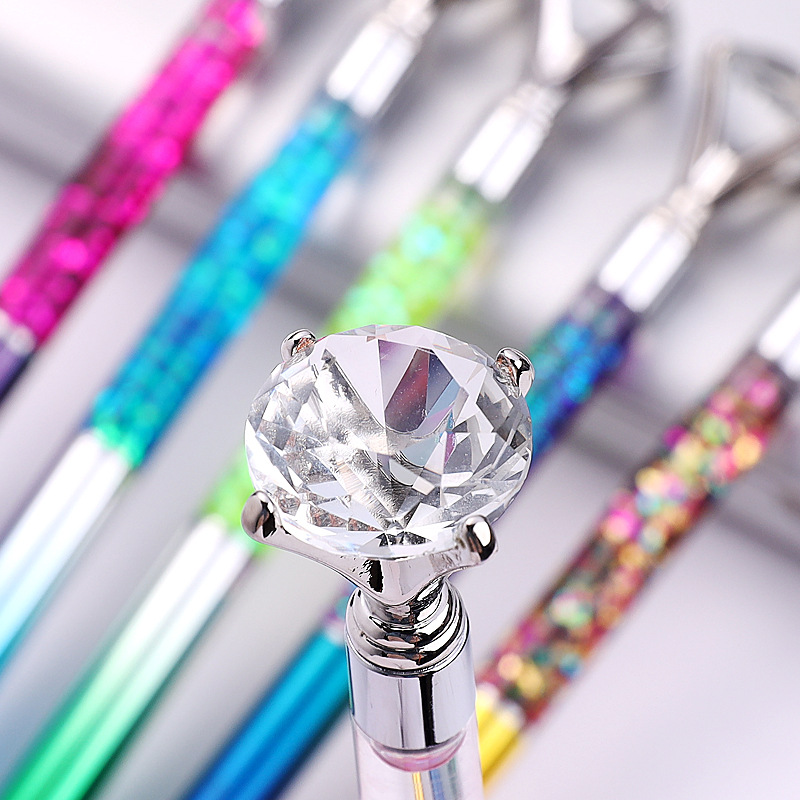 Dynamic Liquid Ball Pen with Crystal Diamond 2