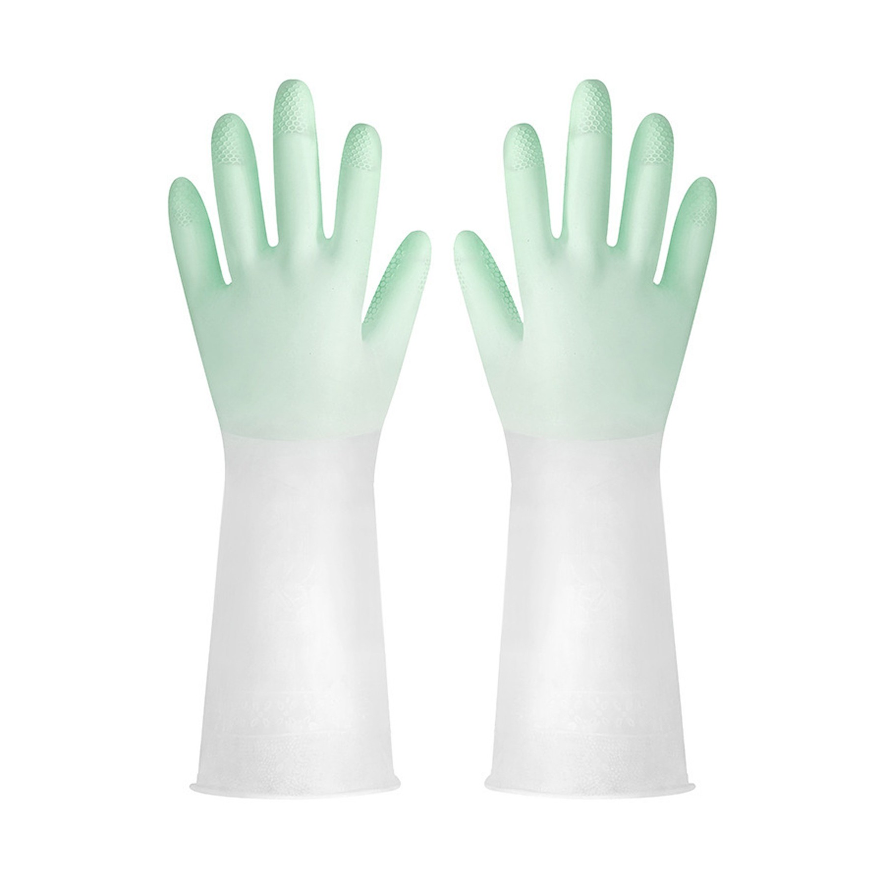 Rubber Kitchen Dishwashing Gloves 4