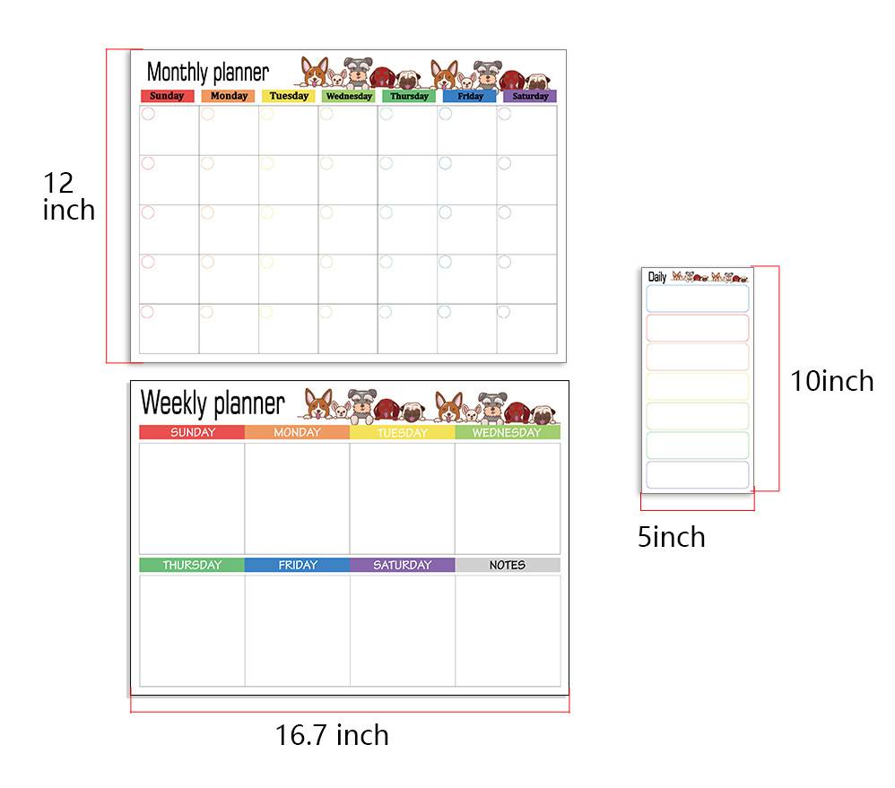 Magnetic Calendar Whiteboard Planner 4