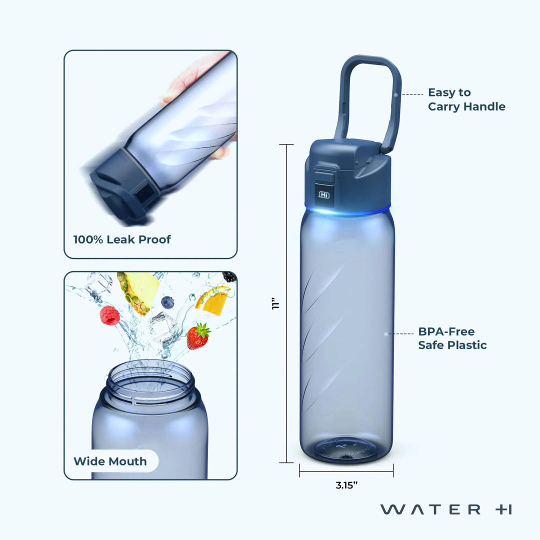 Water H® Boost Lite Chug Lid Smart Bottle - 32oz 3