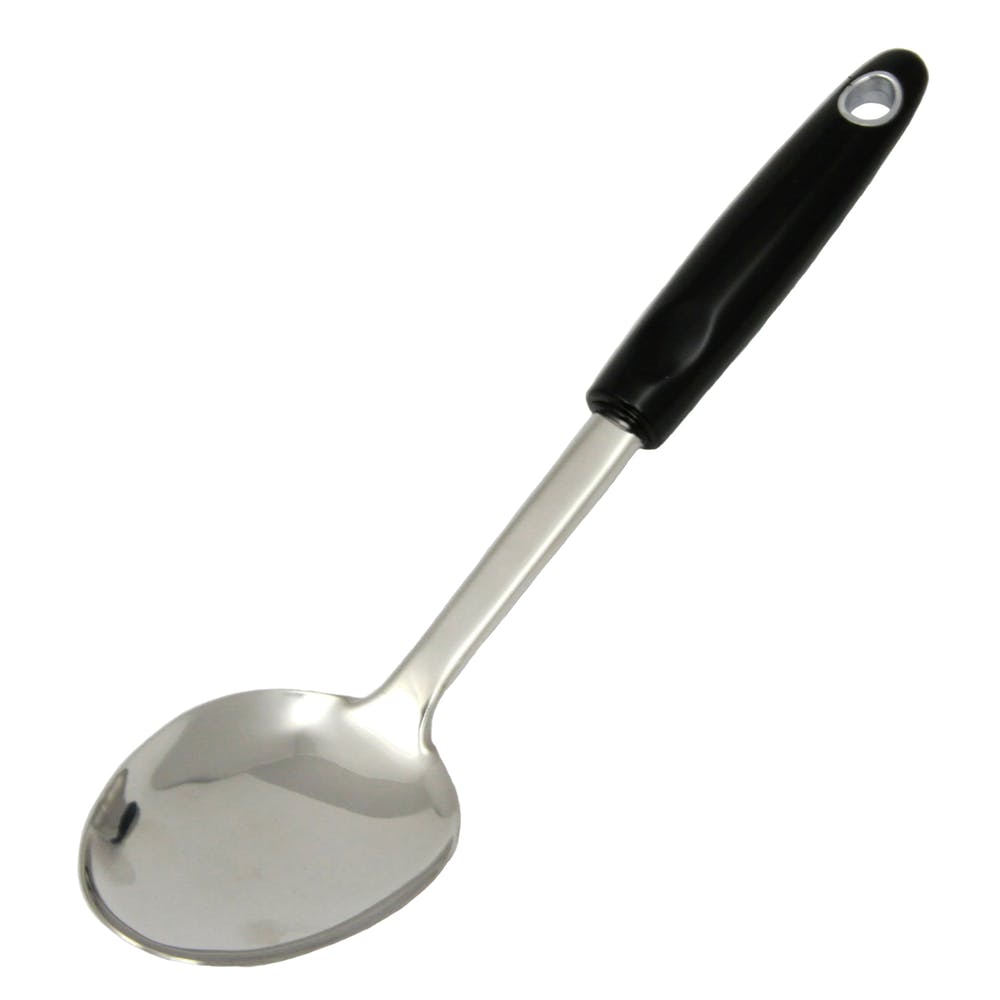 Stainless Steel Basting Spoons - Black 12" 2