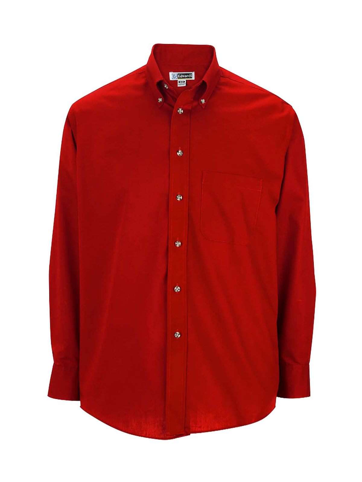 Edwards - Men's 1-Pocket Long Sleeve Poplin Shirt 2