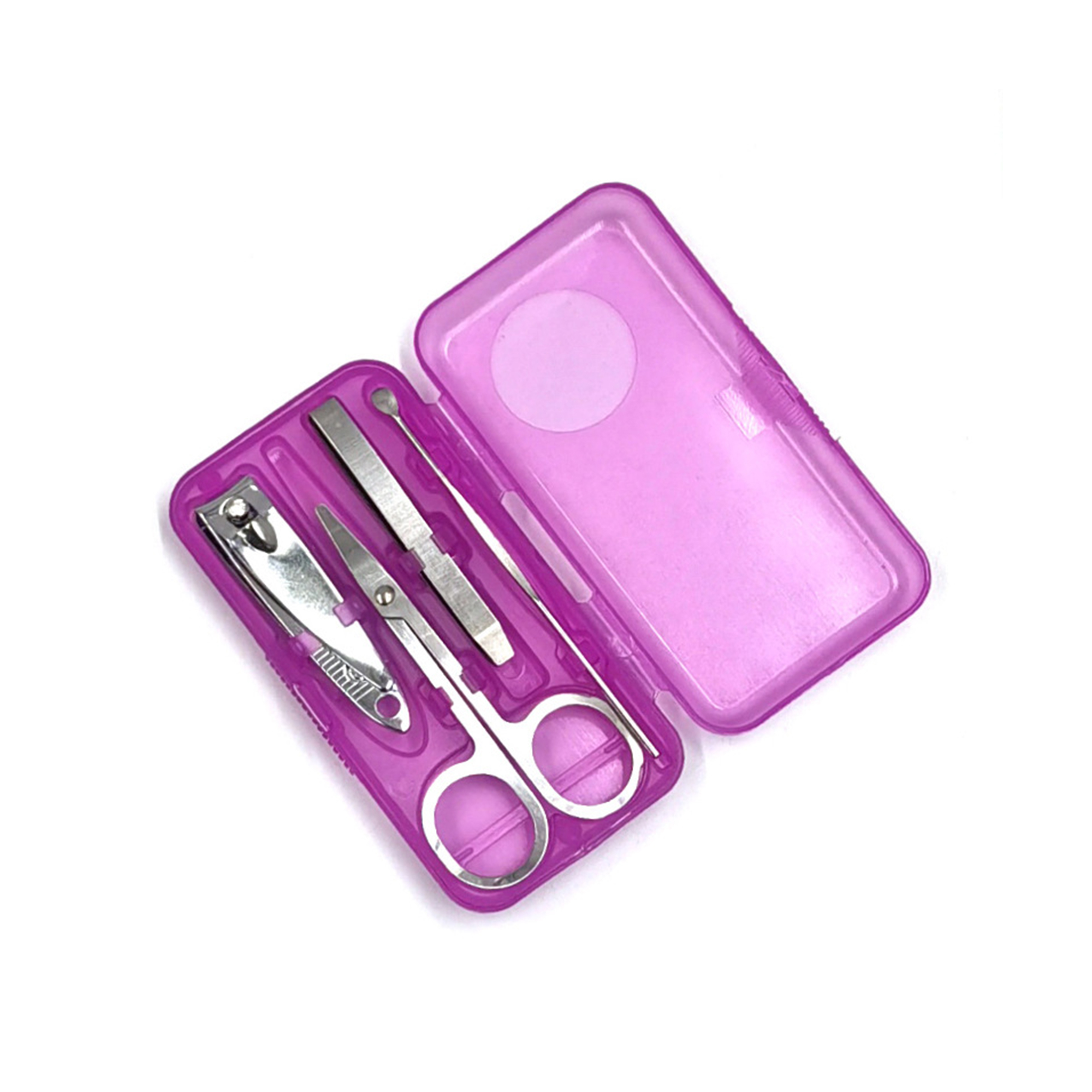 Compact Stainless Grooming Tool Set With Case 2