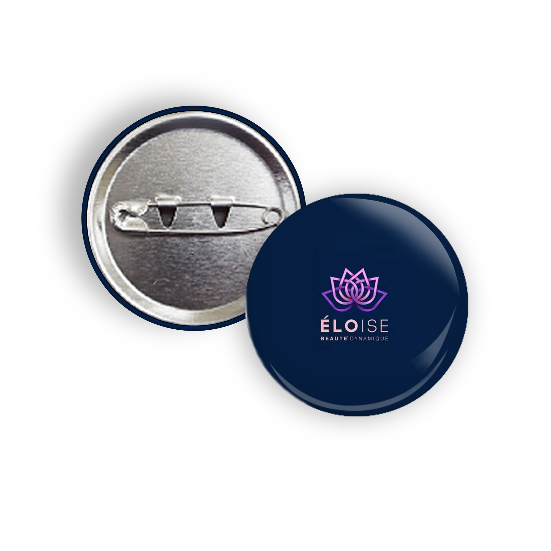 1 3/8" Metal Pin Badges 2
